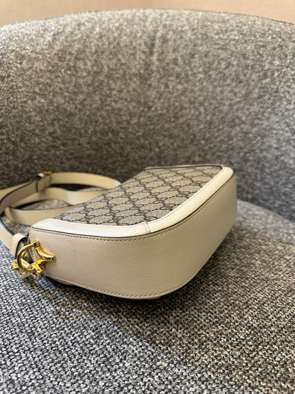 Gucci Horsebit 1955 Mini Crossbody Bag in White