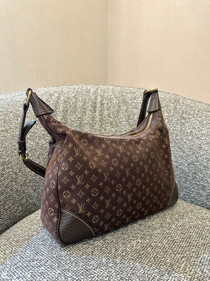 Louis Vuitton Mini Lin Boulogne 30 Shoulder Bag in Monogram Brown Canvas