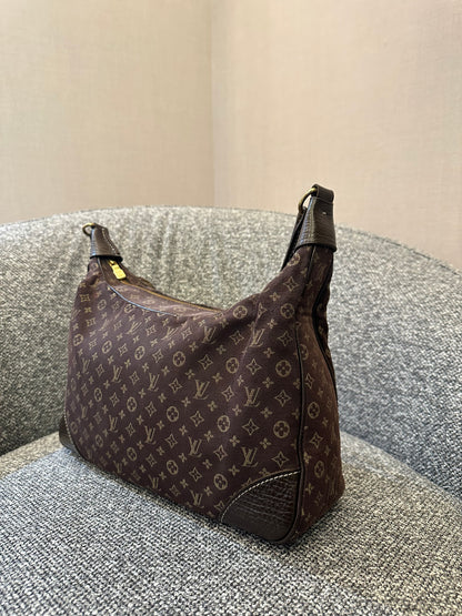 Louis Vuitton Mini Lin Boulogne 30 Shoulder Bag in Monogram Brown Canvas