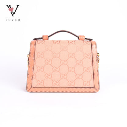 Pink GG Canvas Shoulder Bag