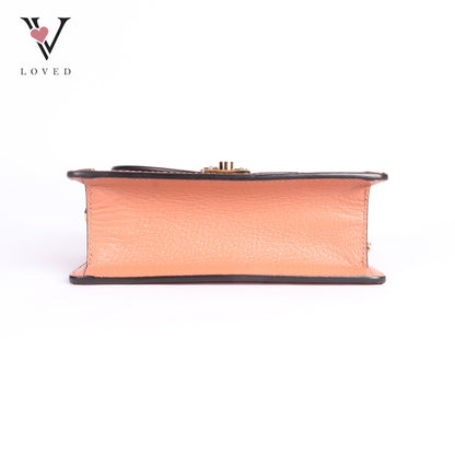 Pink GG Canvas Shoulder Bag