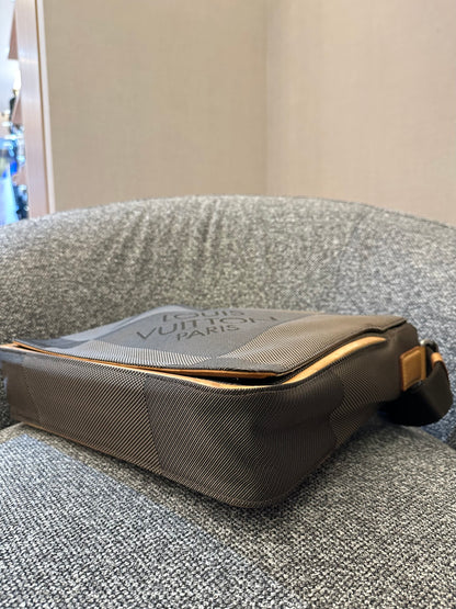 Louis Vuitton Terre Damier Geant Canvas Messenger Bag
