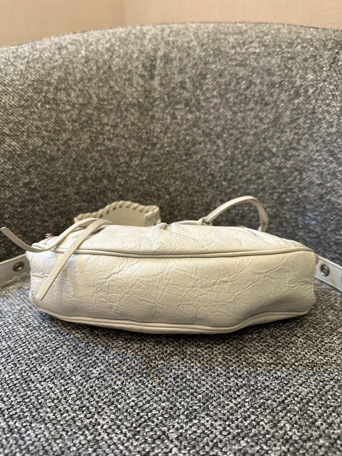 Balenciaga Le Cagole Shoulder Bag in White