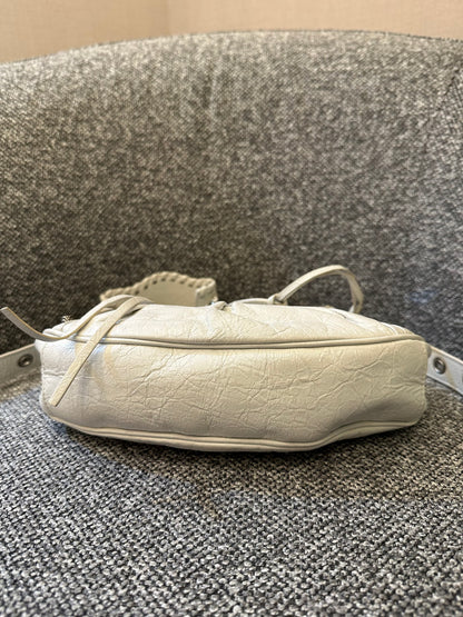 Balenciaga Le Cagole Shoulder Bag in White