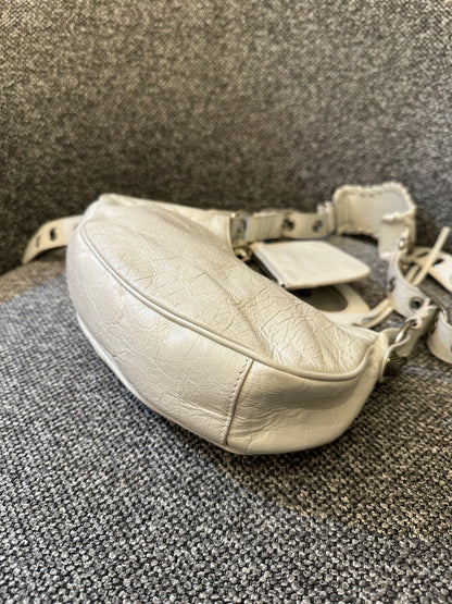 Balenciaga Le Cagole Shoulder Bag in White