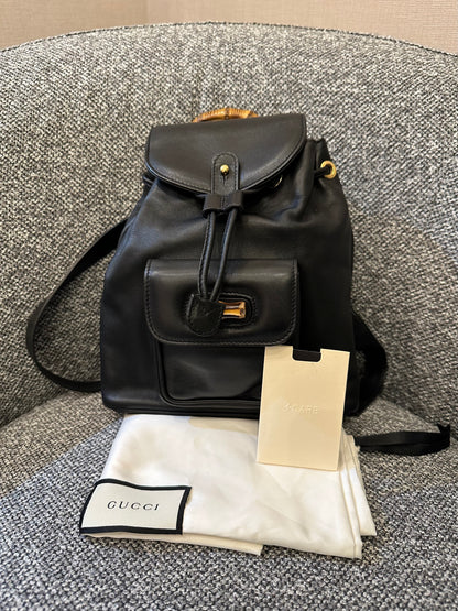 Gucci Mini Bamboo Backpack