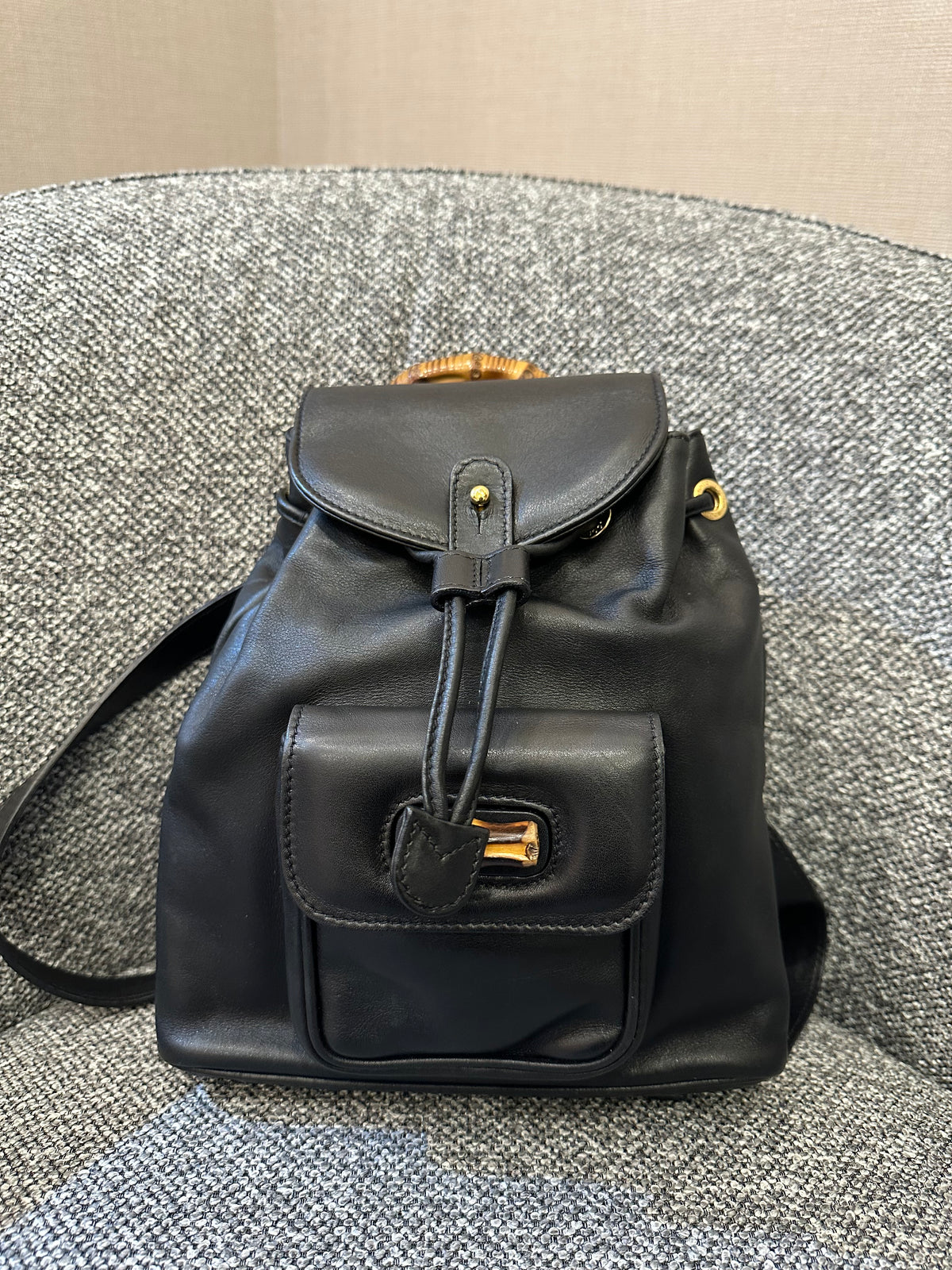 Gucci Mini Bamboo Backpack