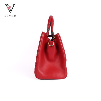 Marmont Shoulder Bag in Red Leather