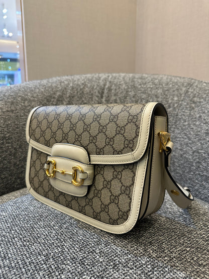 Gucci Horsebit 1955 Shoulder Bag in GG Supreme Canvas