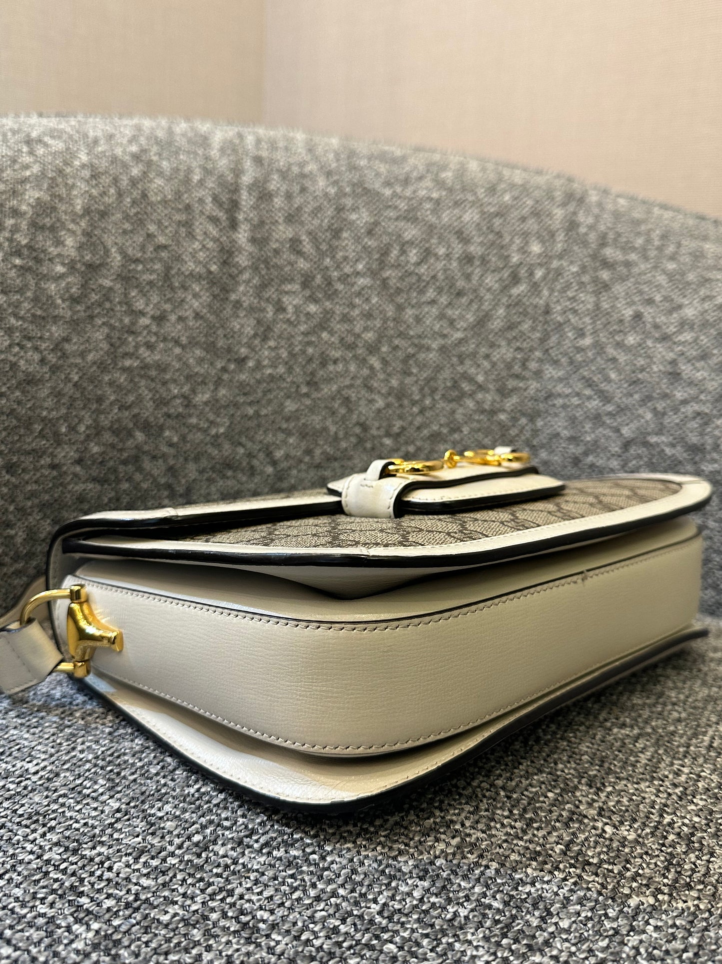 Gucci Horsebit 1955 Shoulder Bag in GG Supreme Canvas