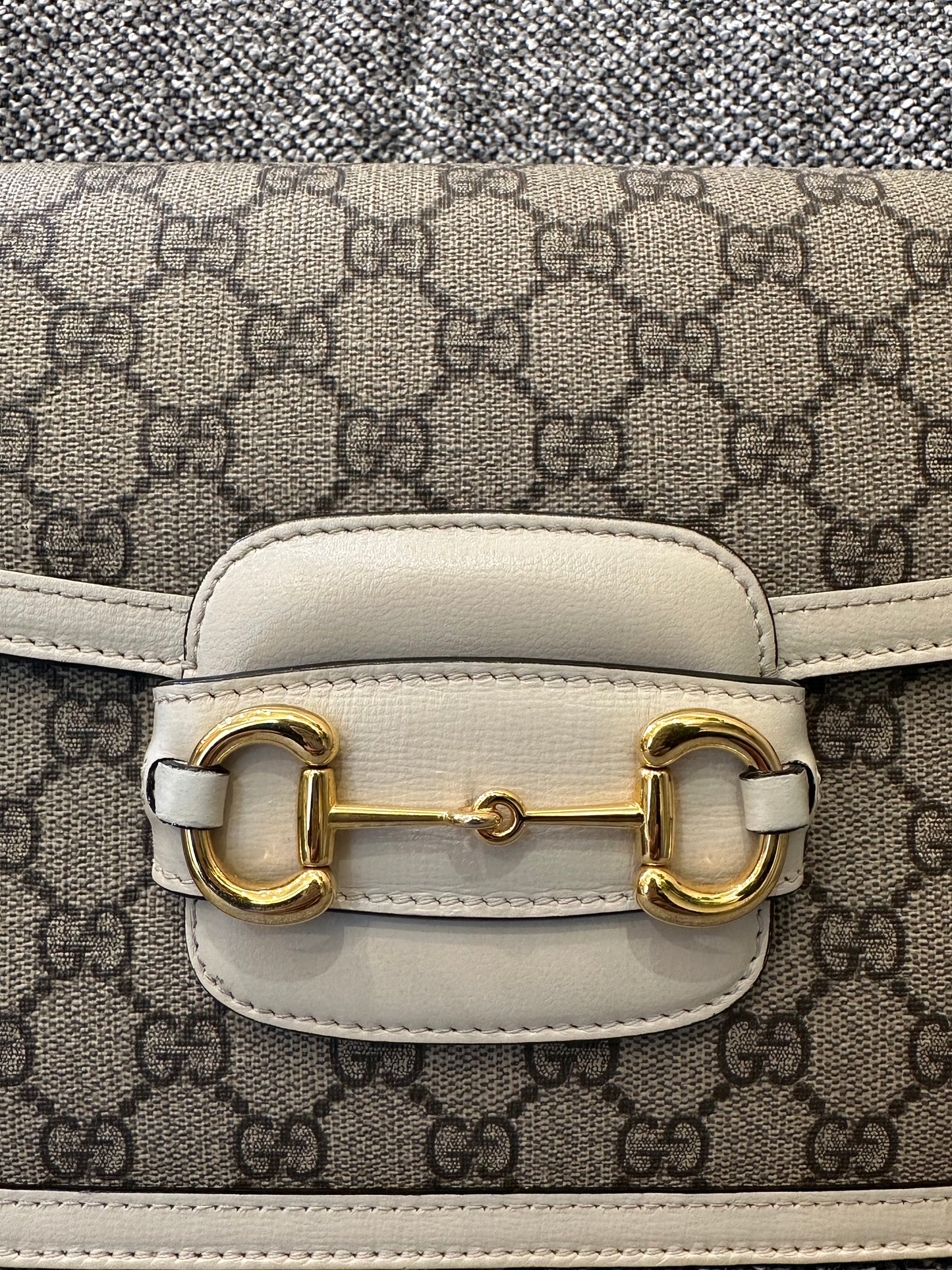 Gucci Horsebit 1955 Shoulder Bag in GG Supreme Canvas