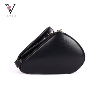Pandora Box In Black Calfskin Shoulder Bag
