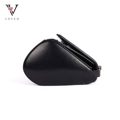 Pandora Box In Black Calfskin Shoulder Bag