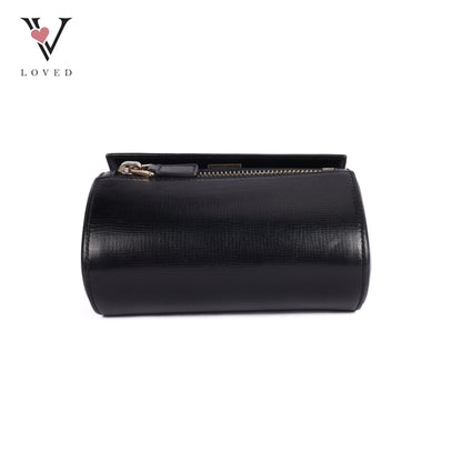 Pandora Box In Black Calfskin Shoulder Bag