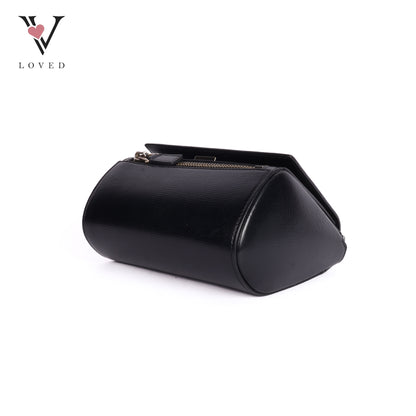 Pandora Box In Black Calfskin Shoulder Bag