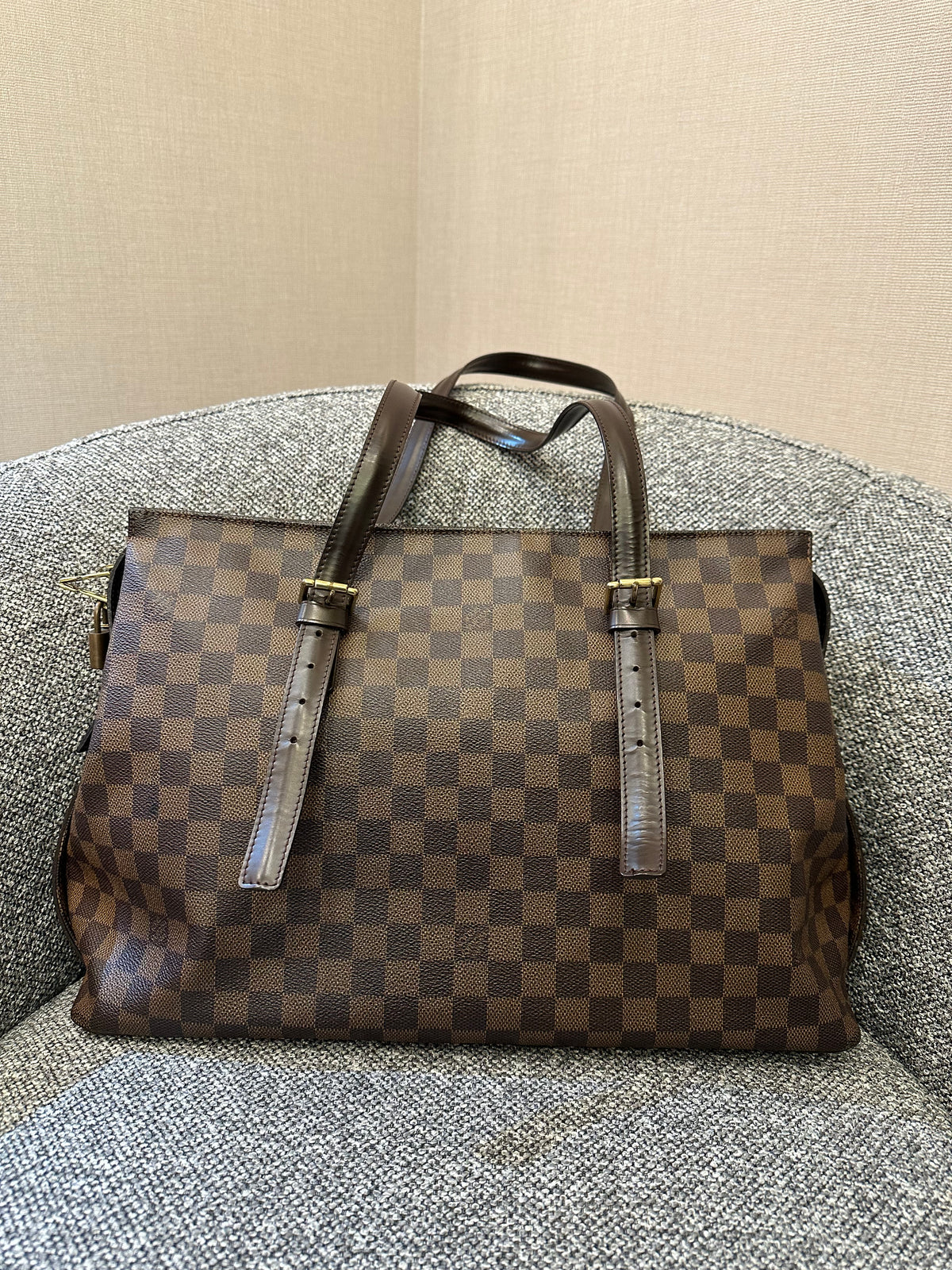Louis Vuitton Damier Ebene Chelsea Tote Bag
