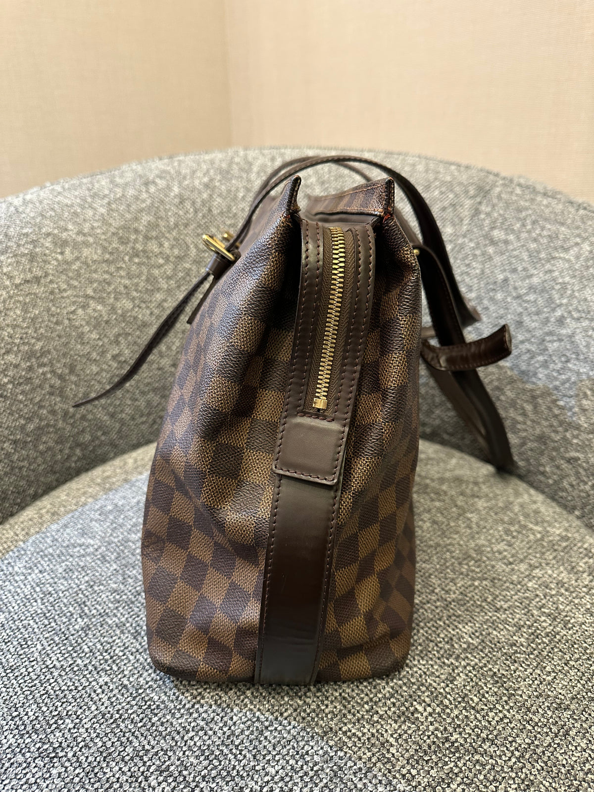 Louis Vuitton Damier Ebene Chelsea Tote Bag