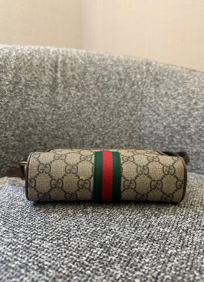 Gucci Ophidia Small Shoulder Bag in GG Supreme Canvas