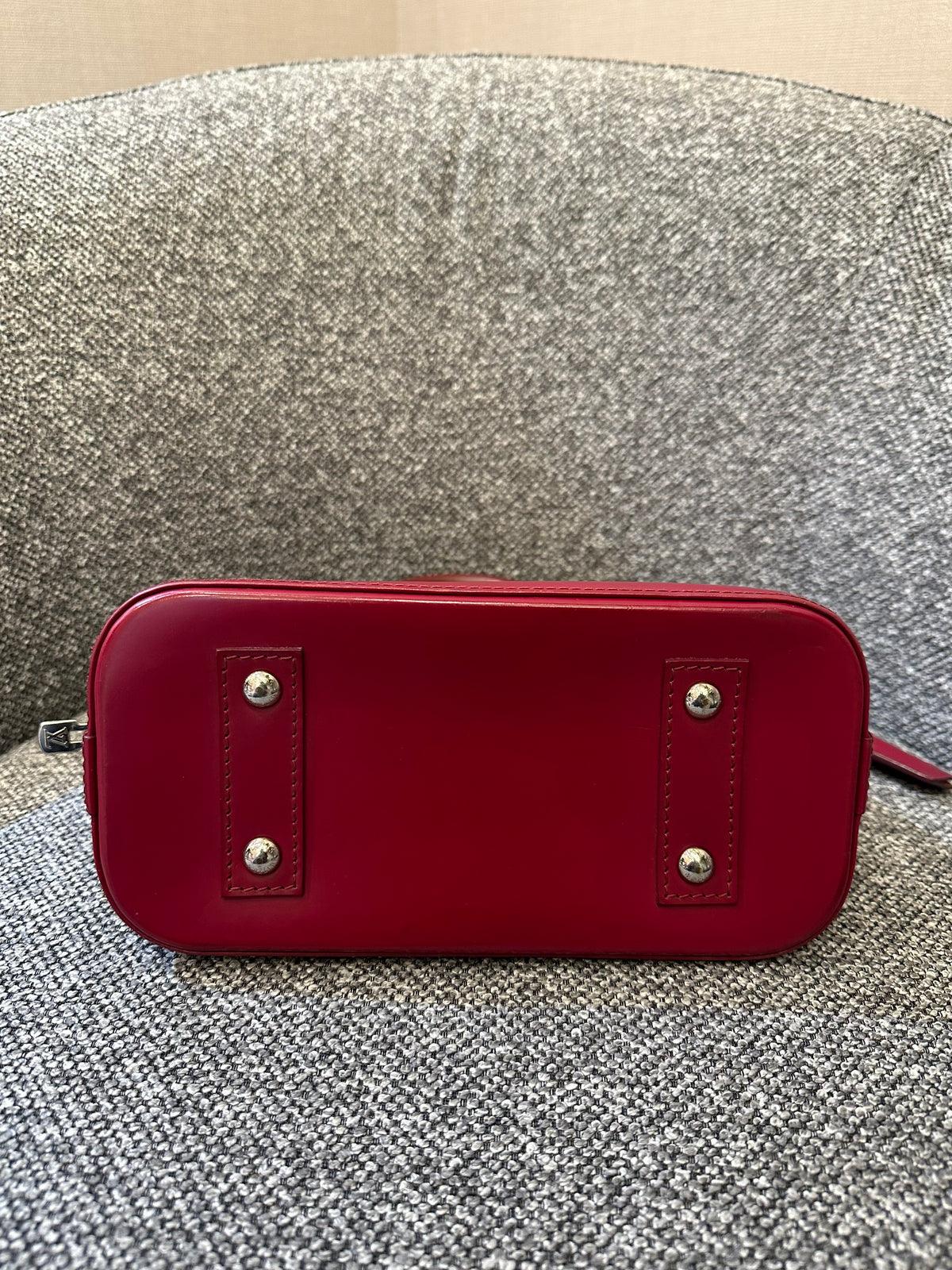 Louis Vuitton Alma BB In Red Epi Leather