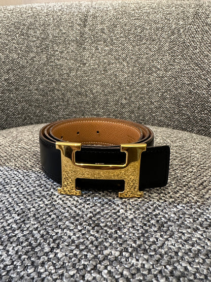 Hermes Constance H Reversible Belt