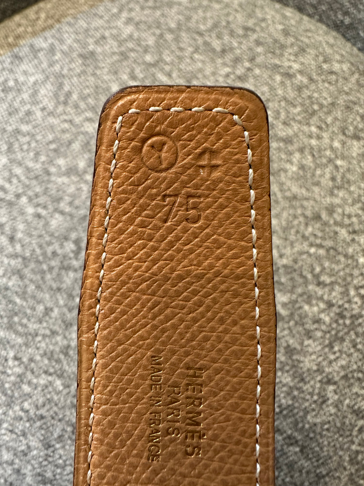 Hermes Constance H Reversible Belt