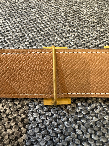 Hermes Constance H Reversible Belt
