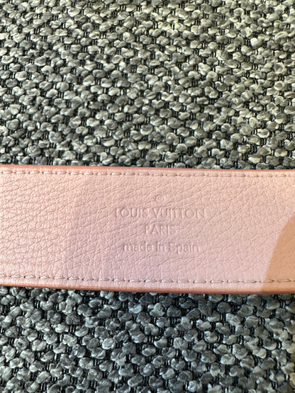 Louis Vuitton Rose Ballerine Epi Leather Twist Belt