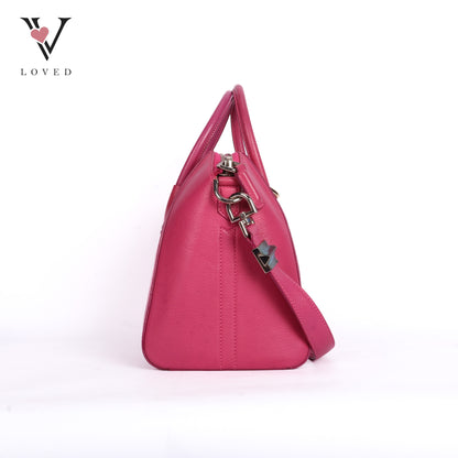 Antigona Small In Pink Goat Leather