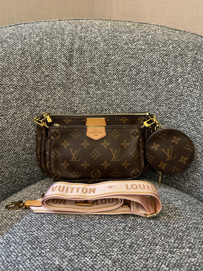 Louis Vuitton Multi Pochette Accessoires in Brown Monogram Canvas
