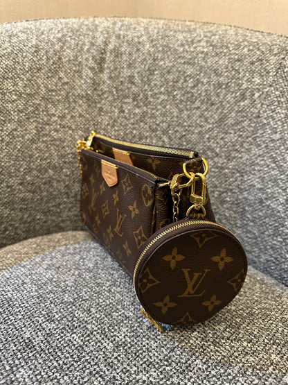 Louis Vuitton Multi Pochette Accessoires in Brown Monogram Canvas