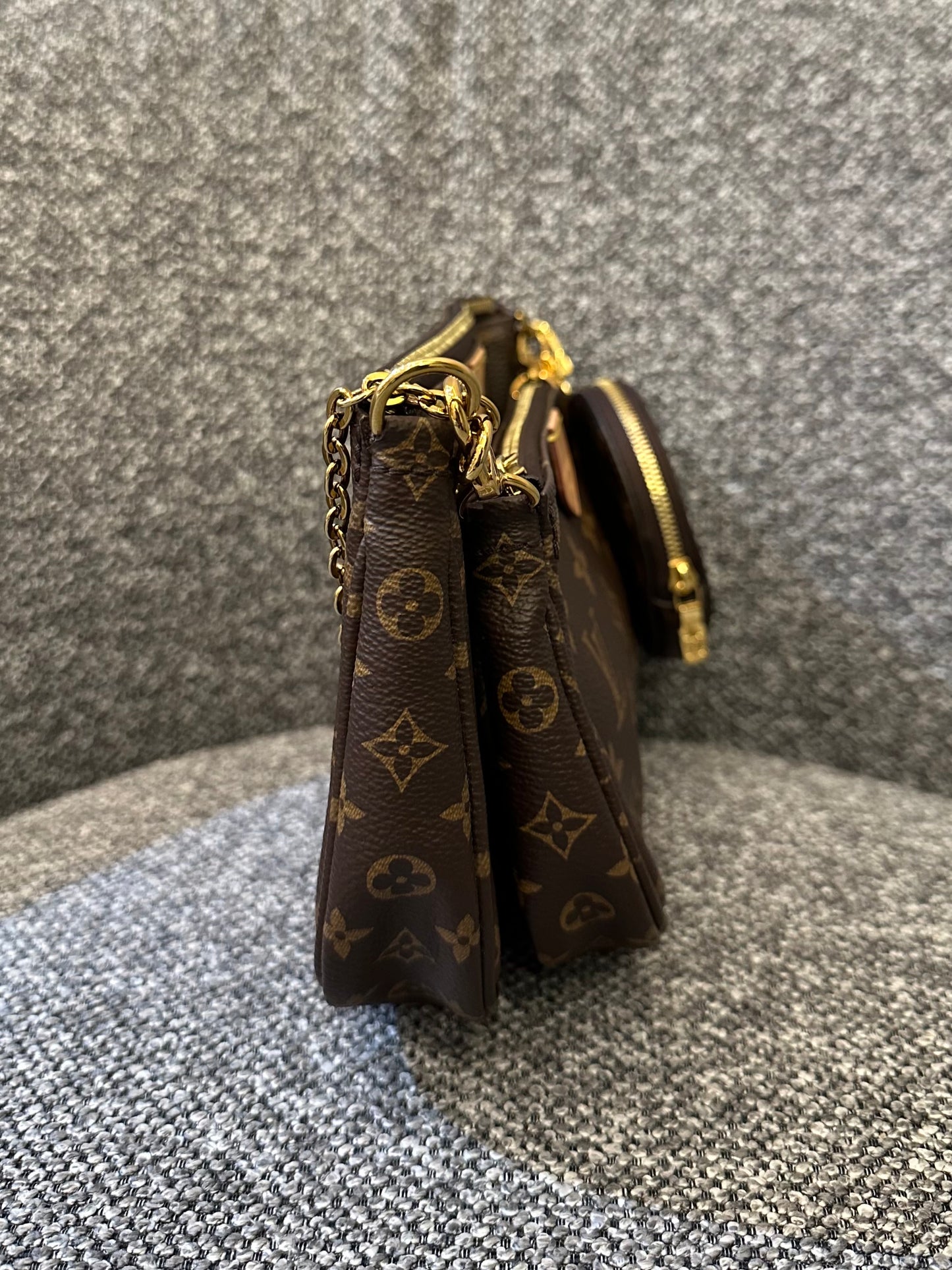 Louis Vuitton Multi Pochette Accessoires in Brown Monogram Canvas