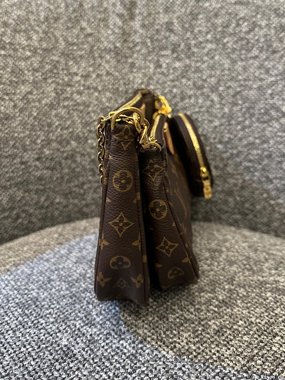 Louis Vuitton Multi Pochette Accessoires in Brown Monogram Canvas