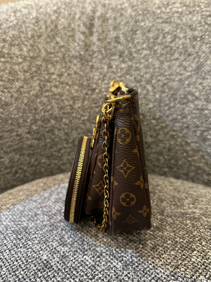 Louis Vuitton Multi Pochette Accessoires in Brown Monogram Canvas