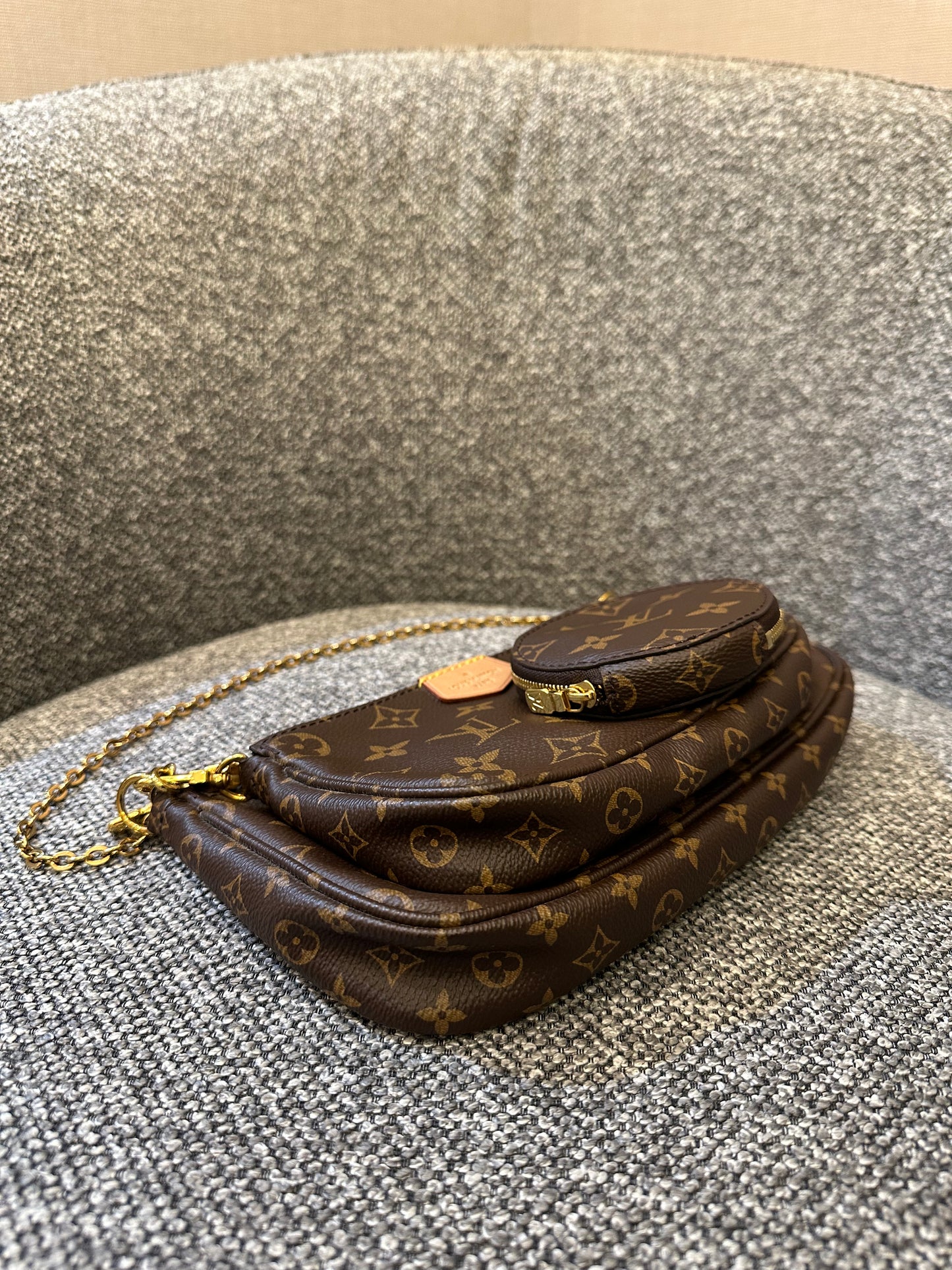 Louis Vuitton Multi Pochette Accessoires in Brown Monogram Canvas