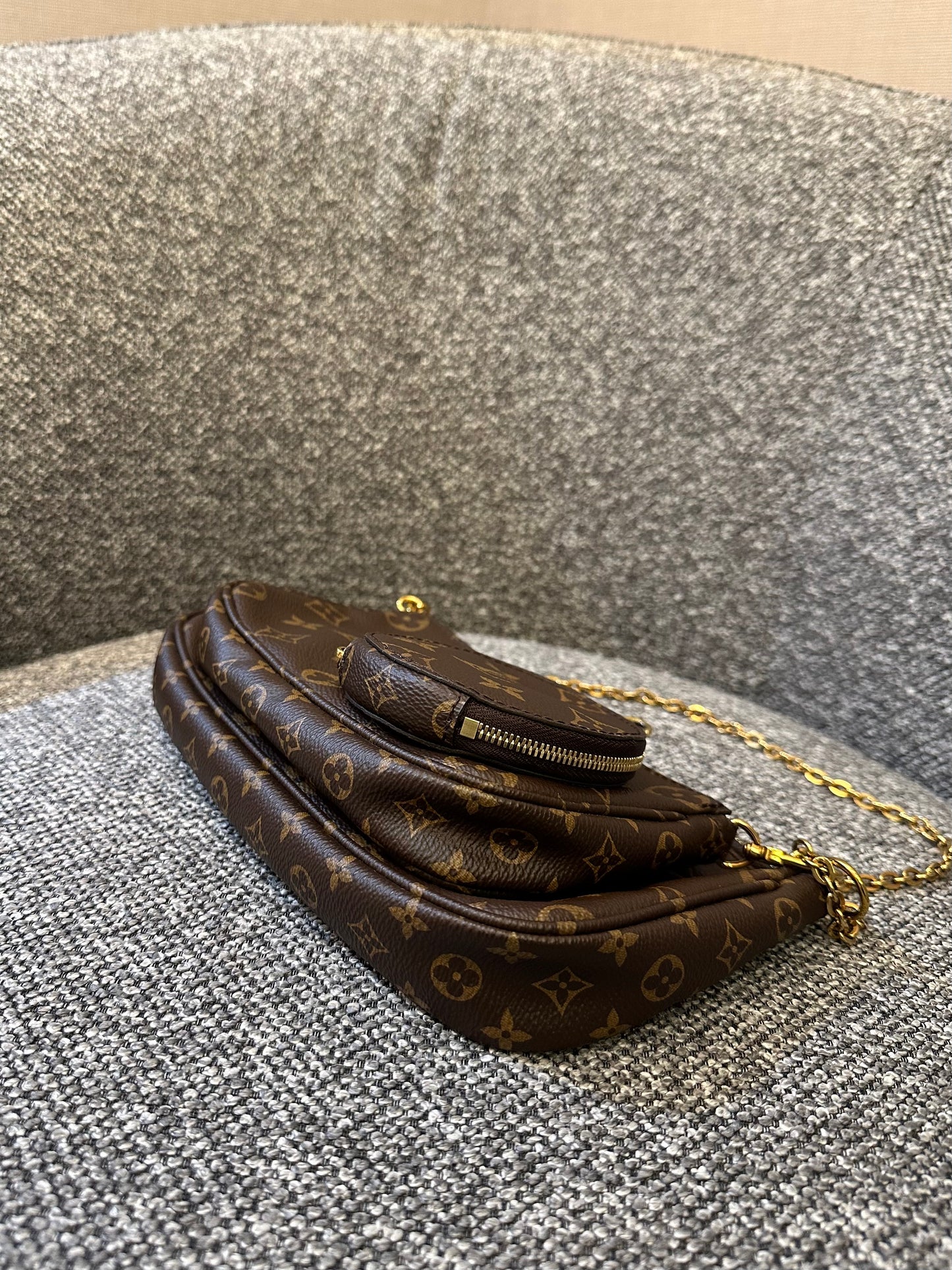 Louis Vuitton Multi Pochette Accessoires in Brown Monogram Canvas