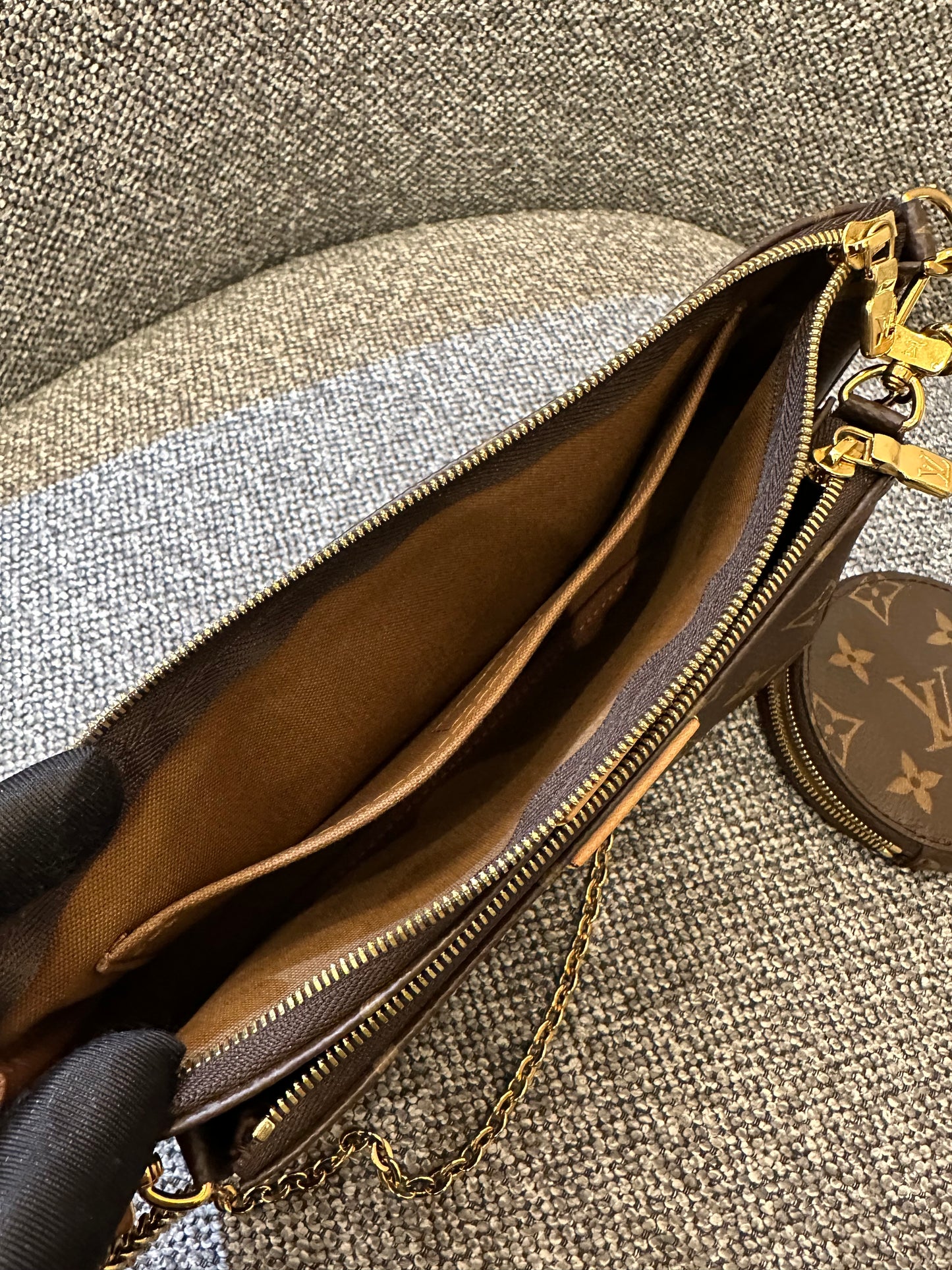 Louis Vuitton Multi Pochette Accessoires in Brown Monogram Canvas