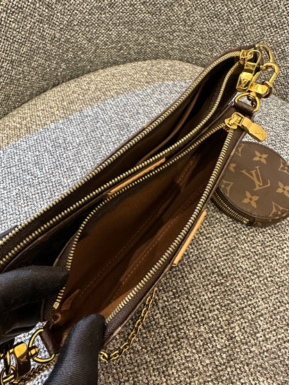 Louis Vuitton Multi Pochette Accessoires in Brown Monogram Canvas