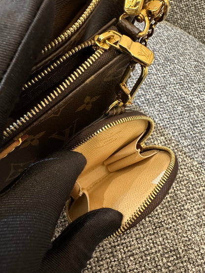 Louis Vuitton Multi Pochette Accessoires in Brown Monogram Canvas