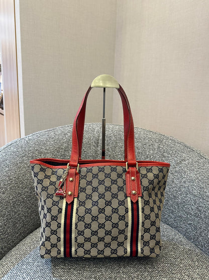 Gucci Jolicoeur GG Canvas Tote Bag