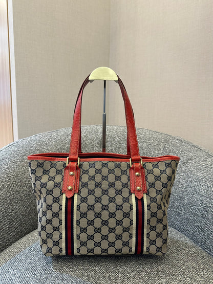 Gucci Jolicoeur GG Canvas Tote Bag