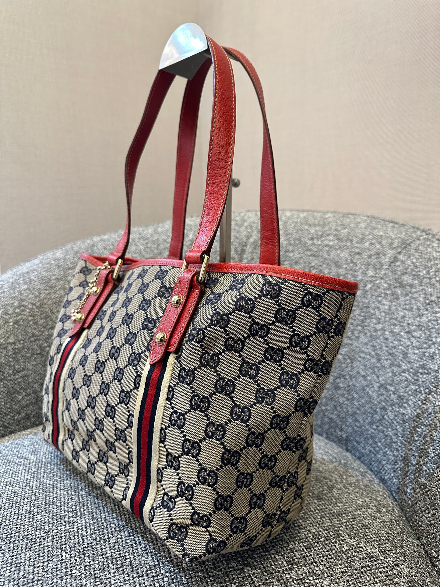 Gucci Jolicoeur GG Canvas Tote Bag