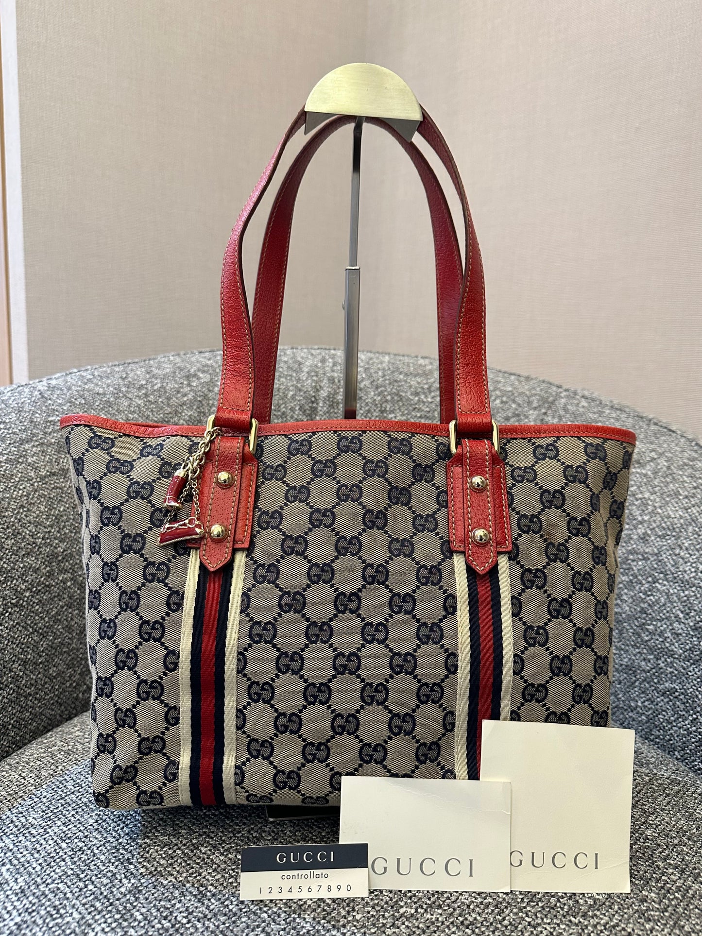 Gucci Jolicoeur GG Canvas Tote Bag