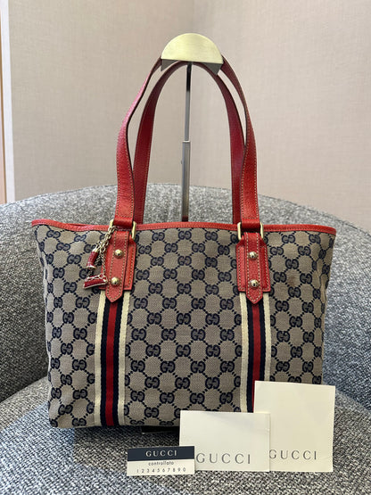 Gucci Jolicoeur GG Canvas Tote Bag