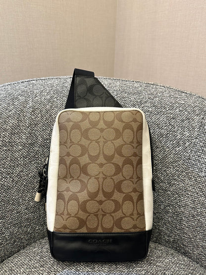 Coach Turner Pack in Signature Coated Canvas