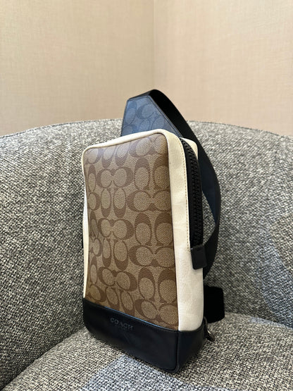 Coach Turner Pack in Signature Coated Canvas