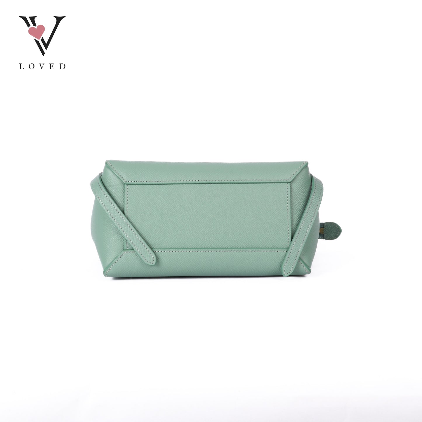 Nano Grained Calfskin Belt Bag Ice Mint