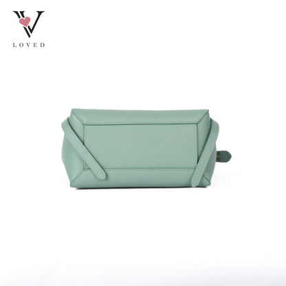 Nano Grained Calfskin Belt Bag Ice Mint