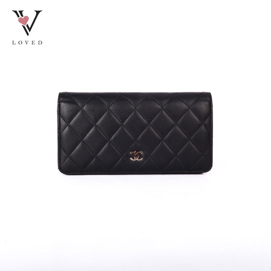 Wallet Classic Quilted Lambskin