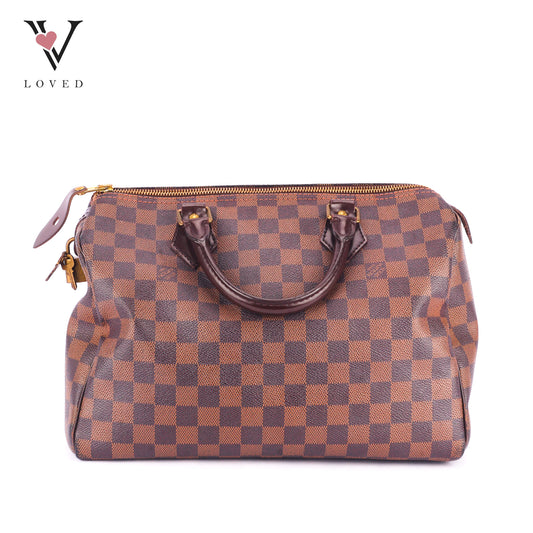 Louis Vuitton Speedy 30 in Damier Ebene