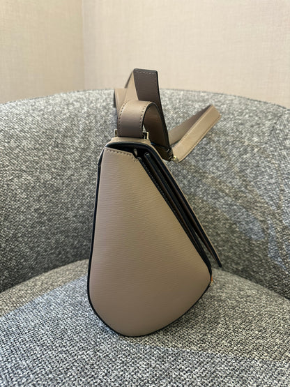 Givenchy Pandora Box In Taupe Calfskin Leather